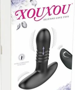 XOUXOU Stotende En Vibrerende Buttplug - Zwart -Cottelli Collection Shop 472x840 1