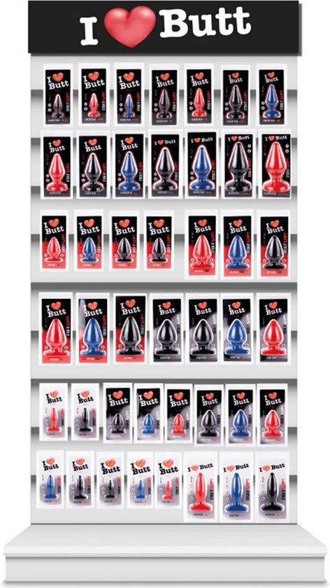 I Love Butt I ♥ Butt Klassieke Buttplug - L - Zwart 8 I Love Butt I ♥ Butt Klassieke Buttplug - L - Zwart - Afbeelding 8