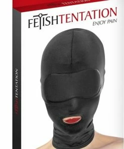 Fetish Tentation - Bondage Masker - Verstevigde Blinddoek - Vrije Mond - Zwart 9 Fetish Tentation - Bondage Masker - Verstevigde Blinddoek - Vrije Mond - Zwart -Cottelli Collection Shop 475x840 1