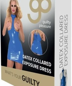 Guilty Pleasure GP Datex Halterjurk Met Open Cups - Blauw 9 Guilty Pleasure GP Datex Halterjurk Met Open Cups - Blauw -Cottelli Collection Shop 480x840 1
