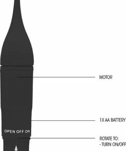 Shots - GC Clitoral Tickler - Black -Cottelli Collection Shop 485x840 1