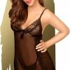 Penthouse Lingerie Casual Seduction - Erotische Babydoll - Maat L/XL - Zwart -Cottelli Collection Shop 486x840 3