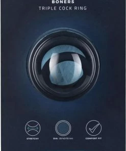 Boners Triple Ring -Cottelli Collection Shop 488x840