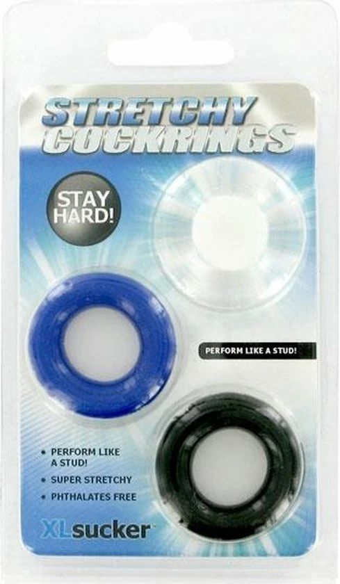 XLsucker - Stretchy Cockrings - Cockring 3 XLsucker - Stretchy Cockrings - Cockring - Afbeelding 3