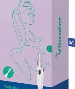 SATISFYER | Satisfyer Twirling Delight Clit Tip Stimulating - White -Cottelli Collection Shop 500x840 1