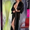 Cottelli Collection Lingerie Black Kimono L / XL -Cottelli Collection Shop 508x840