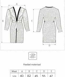 Sexy Badjas Bluebird - Livco Corsetti - Maat: S/M 12 Sexy Badjas Bluebird - Livco Corsetti - Maat: S/M -Cottelli Collection Shop 510x840 1