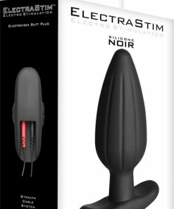 ElectraStim Rocker Silicone Noir Butt Plug - Large -Cottelli Collection Shop 510x840 3