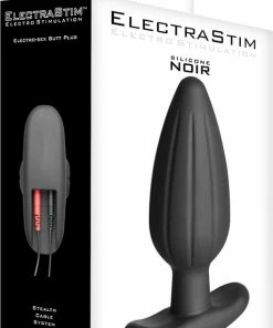 ElectraStim Rocker Silicone Noir Butt Plug - Large -Cottelli Collection Shop 511x840 6