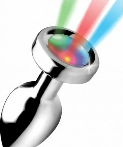 Kiotos Steel Light Up - Small Anal Plug -Cottelli Collection Shop 516x840 6