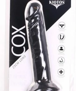 Kiotos Cox Dildo 23 X 4,5 Cm - Zwart -Cottelli Collection Shop 526x840 1