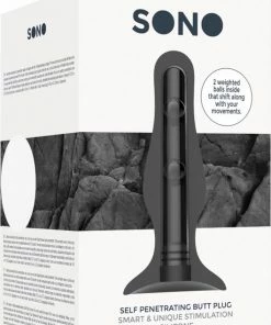 Shots - Sono No. 67 - Self Penetrating Butt Plug - Black -Cottelli Collection Shop 529x840 3