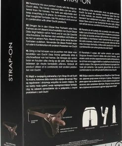 Shots Ouch! Voorbinddildo Strap-On Zwart -Cottelli Collection Shop 530x840