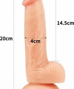 Lovetoy The Ultra Soft Dude Realistische Dildo Van 20 Cm Met Zuignap -Cottelli Collection Shop 530x840 5