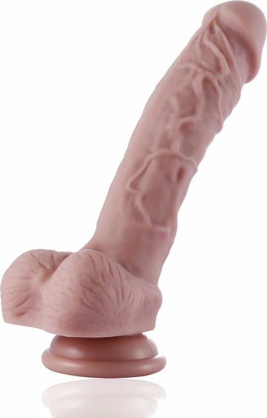 Hismith Premium Siliconen Dildo 19 CM KlicLok 2 Hismith Premium Siliconen Dildo 19 CM KlicLok - Afbeelding 2