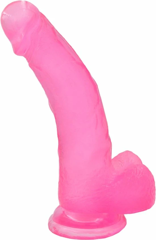 Lovetoy Jelly Studs Crystal Dildo 20 X 4.5 Cm - Roze 4 Lovetoy Jelly Studs Crystal Dildo 20 X 4.5 Cm - Roze - Afbeelding 4