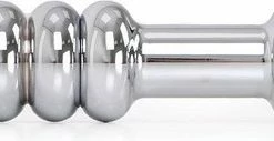 O-products Zware Metalen Dildo Met Ribbels En Plug 19 X 3,5 Cm - Aan Beide Kanten Te Gebruiken