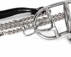 Kiotos Steel Kuisheidskooi | Chastity Cage Met Hondenriem -Cottelli Collection Shop 550x198