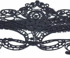 B-Link Sexy Masker Kant Zwart - Spannende Masker - Leuk Voor In Bed - Voor Vrouwen - Zwart - Lace - Spannend Voor Koppels - Sex Speeltjes - Sex Toys - Makkelijk In Gebruik - Erotiek - Bondage - Sexspelletjes Voor Mannen En Vrouwen - Seksspeeltjes