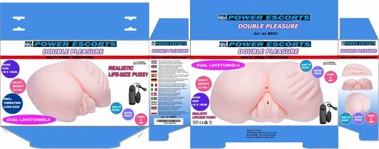 Power Escorts Double Pleasure - Kunst Vagina - BR23 - 2.2KG 5 Power Escorts Double Pleasure - Kunst Vagina - BR23 - 2.2KG - Afbeelding 5