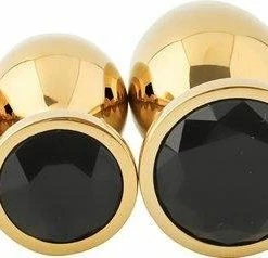 Banoch - Buttplug Aurora Black Gold Large - Gouden Metalen Buttplug - Diamant Zwart -Cottelli Collection Shop 550x238 1