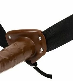 Pipedream Fetish Fantasy Voorbinddildo Chocolate Dream Hollow Strap-On Bruin - 10 Inch -Cottelli Collection Shop 550x273