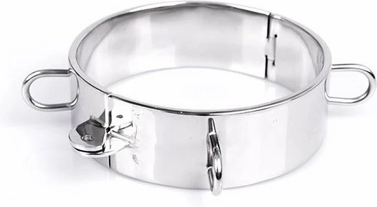 Kiotos Steel Dungeon Collar RVS 2 Kiotos Steel Dungeon Collar RVS - Afbeelding 2