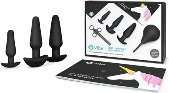 B-Vibe - Anaal Training & Educatie Set Zwart 11 B-Vibe - Anaal Training & Educatie Set Zwart - Afbeelding 11