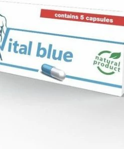 Vital Blue 5 Stuks Verpakking - Erectie Verbeteraar - Vitaliteit - Voedingssupplement -Cottelli Collection Shop 550x304 4