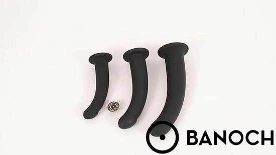 Banoch | Dildo Siliconen Curvzz Tip Zwart | Large | 3 Cm | 17 Cm Lengte | Zuignap 2 Banoch | Dildo Siliconen Curvzz Tip Zwart | Large | 3 Cm | 17 Cm Lengte | Zuignap - Afbeelding 2