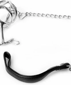 Kiotos Steel Kuisheidskooi | Chastity Cage Met Hondenriem -Cottelli Collection Shop 550x310