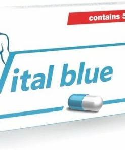 Vital Blue 5 Stuks Verpakking - Erectie Verbeteraar - Vitaliteit - Voedingssupplement
