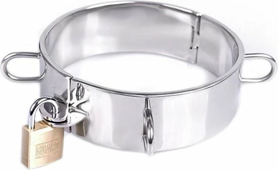 Kiotos Steel Dungeon Collar RVS 4 Kiotos Steel Dungeon Collar RVS - Afbeelding 4