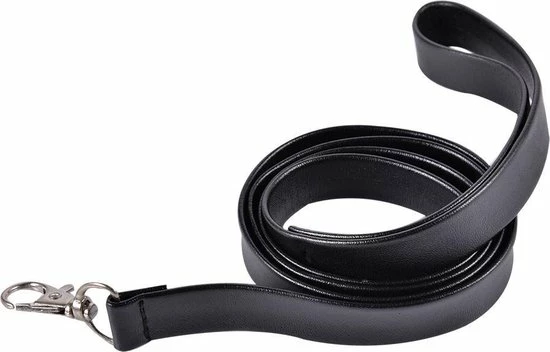 Power Escorts - Fetish Power - Kinky Collar - Halsband BDSM - BR94 - Collar With Leash - Zwart - Gave Cadeaubox 3 Power Escorts - Fetish Power - Kinky Collar - Halsband BDSM - BR94 - Collar With Leash - Zwart - Gave Cadeaubox - Afbeelding 3