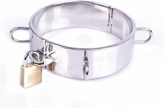 Kiotos Steel Dungeon Collar RVS 6 Kiotos Steel Dungeon Collar RVS - Afbeelding 6