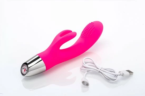ZENN - G-spot Vibrator Met Flexibele Clitoris Stimulator, Zacht Silicone Materiaal, Waterdicht, Afzonderlijke Motoren, Verschillende Vibratiestanden, 1-touch Knop Voor Makkelijke Bediening, 2 X 9 Vibratiestanden 3 ZENN - G-spot Vibrator Met Flexibele Clitoris Stimulator, Zacht Silicone Materiaal, Waterdicht, Afzonderlijke Motoren, Verschillende Vibratiestanden, 1-touch Knop Voor Makkelijke Bediening, 2 X 9 Vibratiestanden - Afbeelding 3
