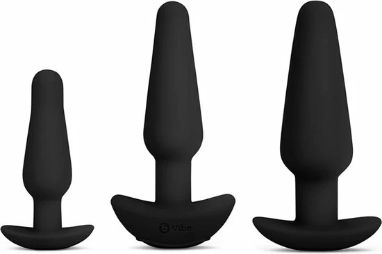 B-Vibe - Anaal Training & Educatie Set Zwart 6 B-Vibe - Anaal Training & Educatie Set Zwart - Afbeelding 6