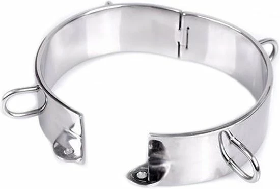 Kiotos Steel Dungeon Collar RVS 3 Kiotos Steel Dungeon Collar RVS - Afbeelding 3
