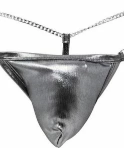 Andrew Christian Chain String Zilver - Maat XS - Sexy Heren String - Erotisch Mannen Ondergoed