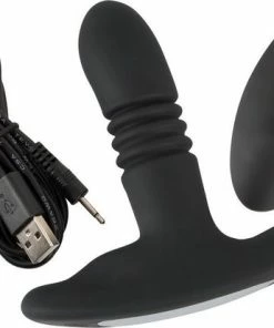 XOUXOU Stotende En Vibrerende Buttplug - Zwart -Cottelli Collection Shop 550x413 3