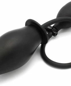 Kiotos X Opblaasbare Spade Anaalplug - Zwart -Cottelli Collection Shop 550x422