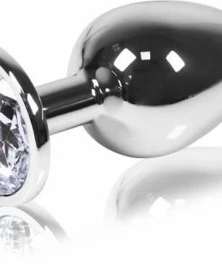 OHYES Metalen Buttplugs Voor Mannen En Vrouwen - Anal & Butt Plug - Buttplug Metaal SMALL - Helder/Wit S