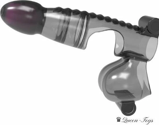 Merkloos Queen-Toys Penissleeve - Seksspeeltjes Vibrerende Penissleeve - Inclusief Glijmiddel - Penisvergroter Penissleeve Met 3 Vibratiepunten Penisvergroter Peniskoker Vibratie Eikel En Ballen Vibratie Vaginaal En Clitoris 3 Merkloos Queen-Toys Penissleeve - Seksspeeltjes Vibrerende Penissleeve - Inclusief Glijmiddel - Penisvergroter Penissleeve Met 3 Vibratiepunten Penisvergroter Peniskoker Vibratie Eikel En Ballen Vibratie Vaginaal En Clitoris - Afbeelding 3