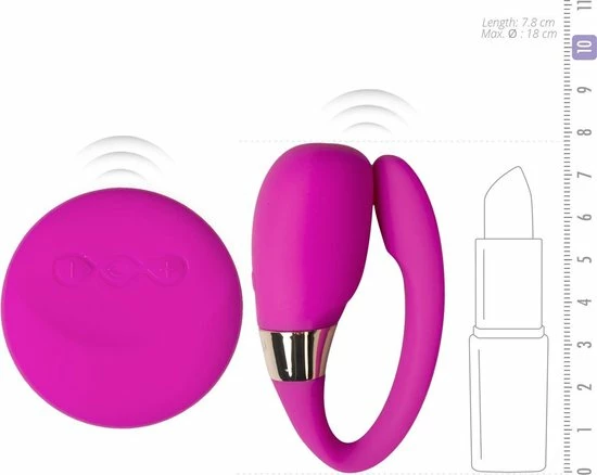 LELO TIANI 3 U-vormige Stimulator Voor Koppels Deep Rose, Draadloze Afstandsbediening Voor Gegarandeerde Tevredenheid 5 LELO TIANI 3 U-vormige Stimulator Voor Koppels Deep Rose, Draadloze Afstandsbediening Voor Gegarandeerde Tevredenheid - Afbeelding 5