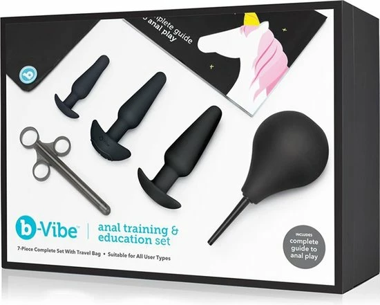 B-Vibe - Anaal Training & Educatie Set Zwart 3 B-Vibe - Anaal Training & Educatie Set Zwart - Afbeelding 3