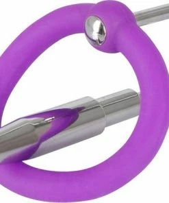 You2Toys Stalen Dilator Penis Plug Met Siliconen Eikel Ring Voor De Gewillige Onderdaan - Zilver -Cottelli Collection Shop 550x441 8