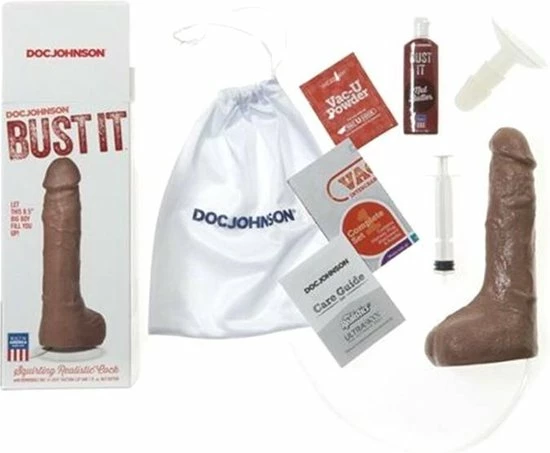 Doc Johnson (all) Doc Johnson - Realistic Cocks - Squirting Realistic Cock - 1 Oz. Nut Butter - Brown 5 Doc Johnson (all) Doc Johnson - Realistic Cocks - Squirting Realistic Cock - 1 Oz. Nut Butter - Brown - Afbeelding 5