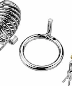 Merkloos SissyMarket - Metal Prison - 40mm Ring - Peniskooi - Chastity Cage -Cottelli Collection Shop 550x454 2