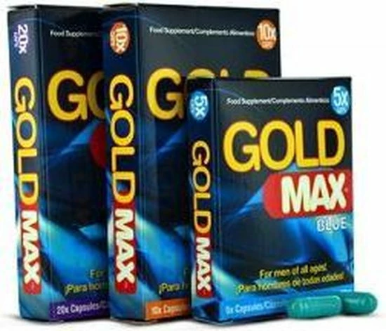 Gold Max ? Gold Max 20 Capsules Libidopillen Voor Mannen - Voordeelverpakking 2 Gold Max ? Gold Max 20 Capsules Libidopillen Voor Mannen - Voordeelverpakking - Afbeelding 2