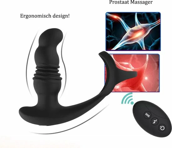 TipsToys Anaal Buttplug Vibrators - Prostaat Stimulator Seksspeeltjes 8 TipsToys Anaal Buttplug Vibrators - Prostaat Stimulator Seksspeeltjes - Afbeelding 8